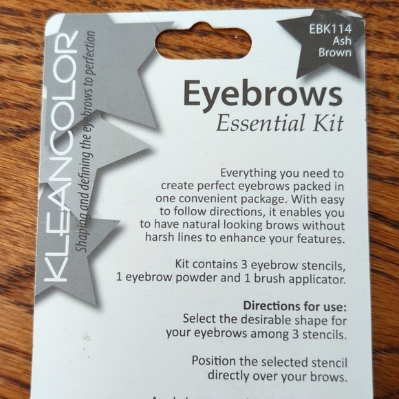 Kleancolor Eyebrows Essential Kit Ash Brown EBK114 - Picture 4 of 5